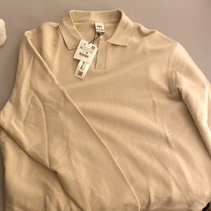 Zara Collared long-sleeve sweater